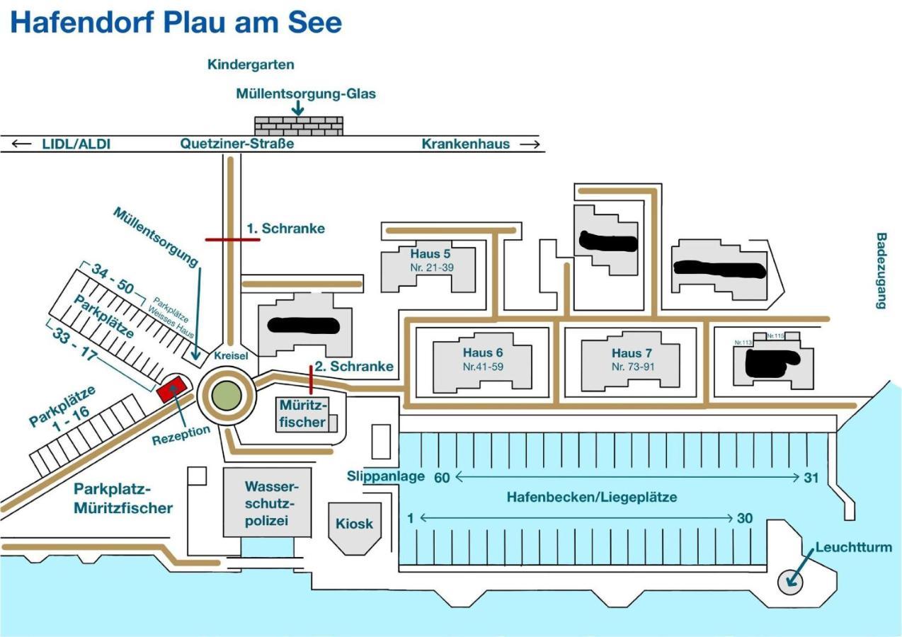 Hafendorf Haus 5_ Apartment 3 Plau am See Kültér fotó